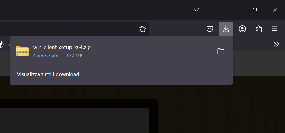 Download del programma di installazione